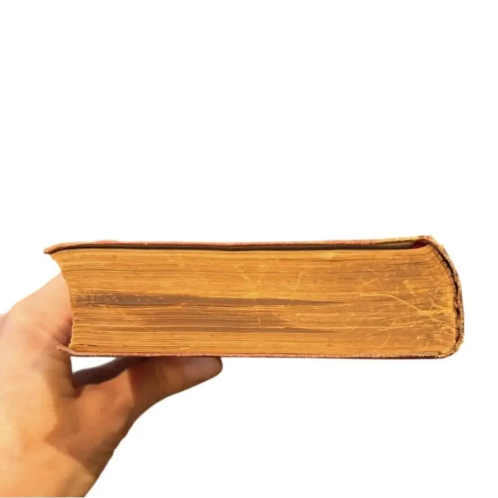 Vintage 1930's Burt's Spanish-English Dictionary Book, Wessely & Girones, HC